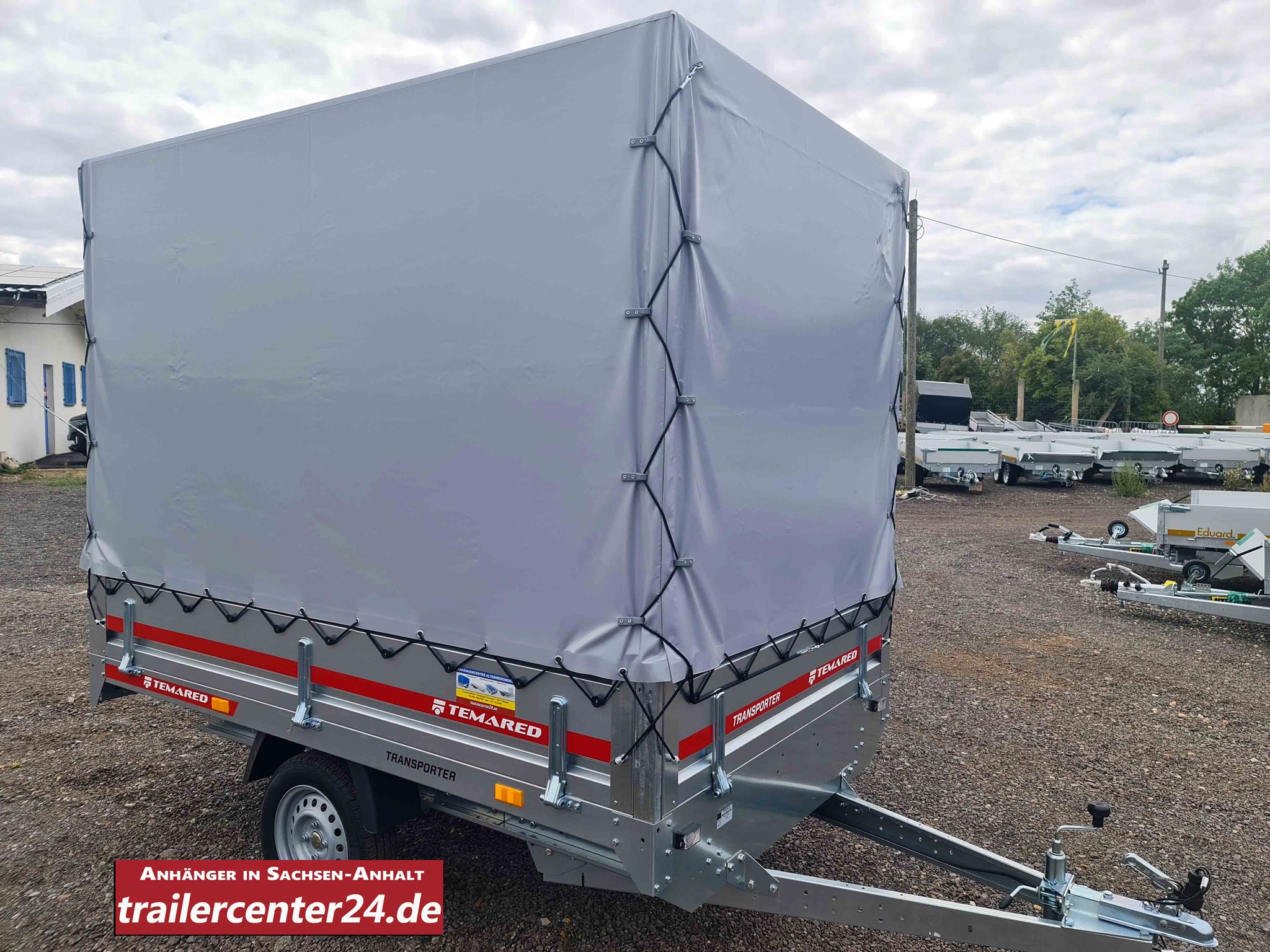 Bild von Tema 750 KG - TR2515 ungebremster 1-Achser m. Hochplane + 100km/h