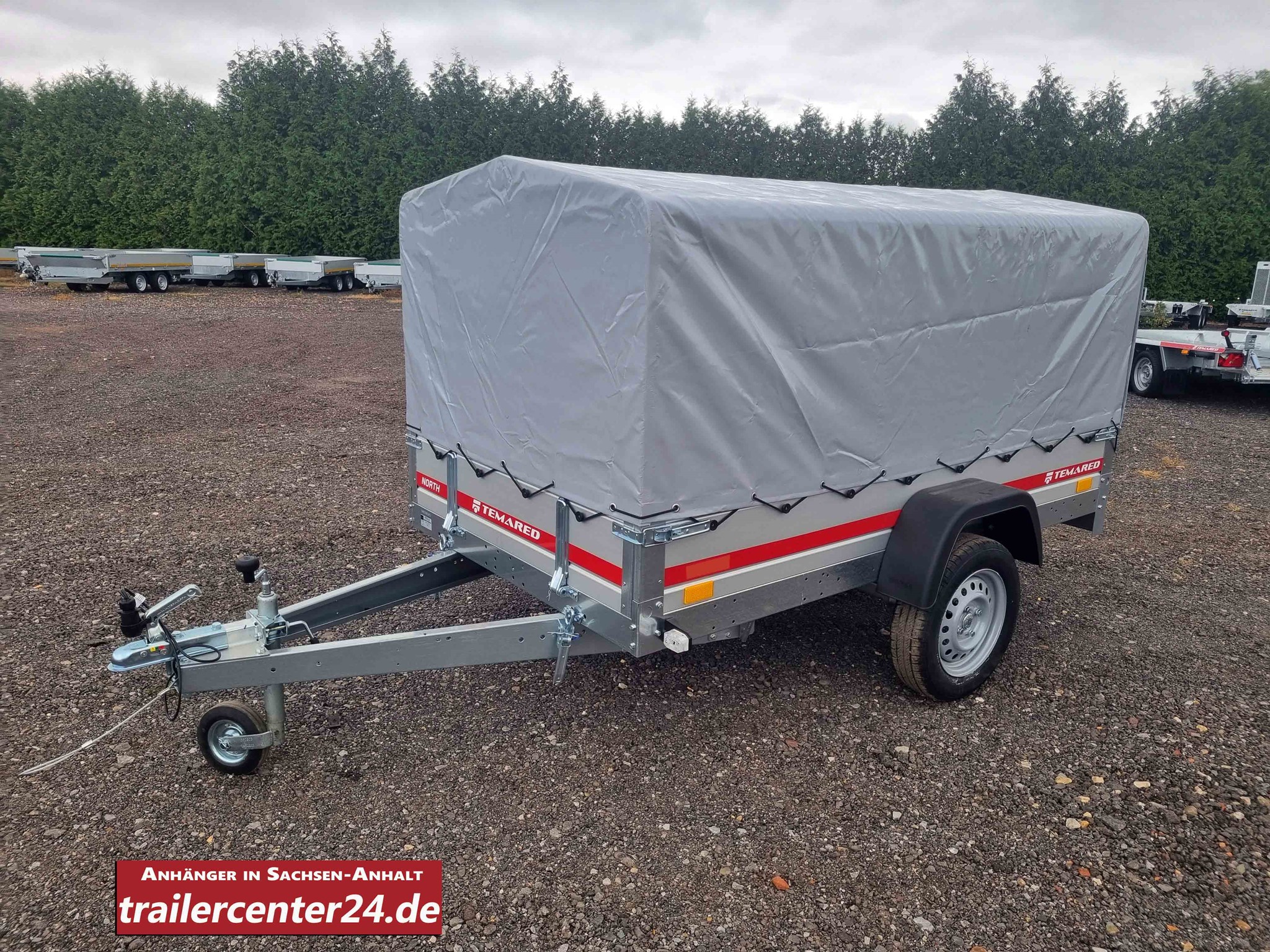 Bild von 750 kg - Prakti 2312 Alu kippbar incl. 100 km/h mit Hochplane 800